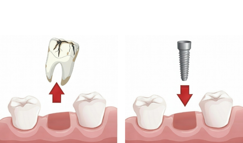 Imedijatna ugradnja dentalnih implantata nakon vađenja zuba